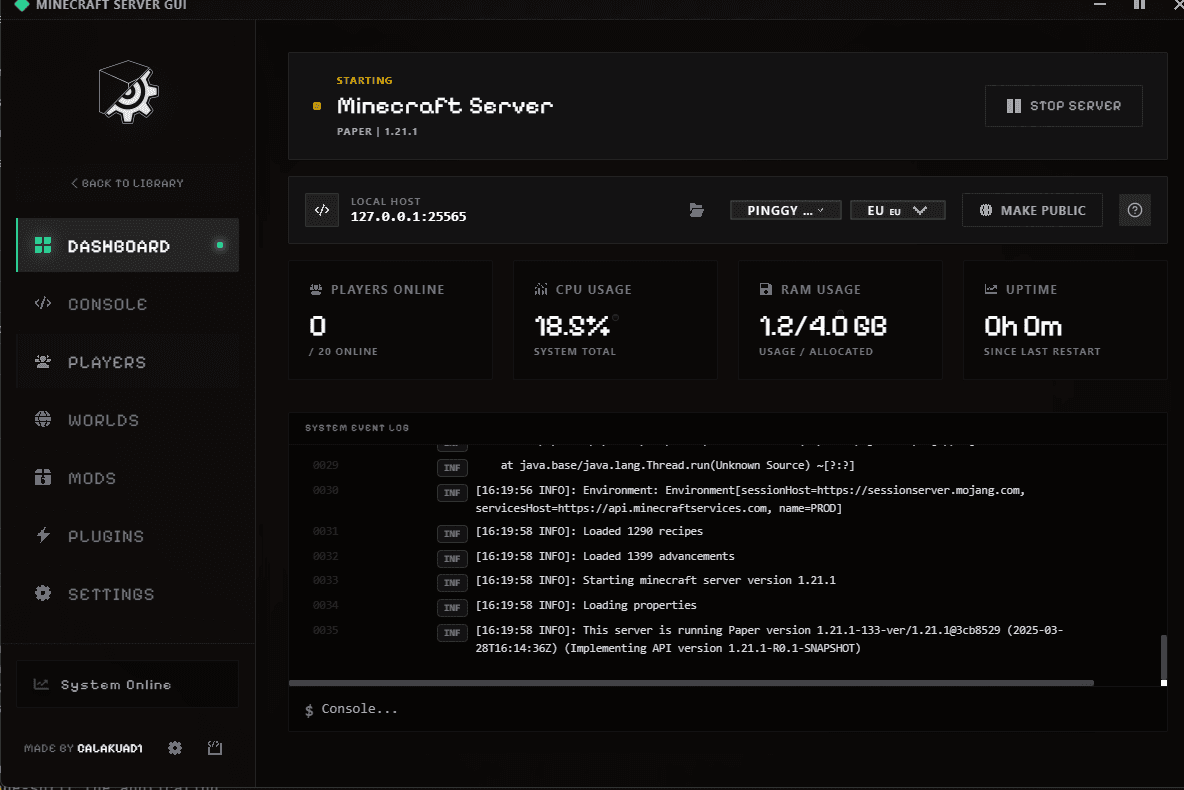 MLSG Dashboard